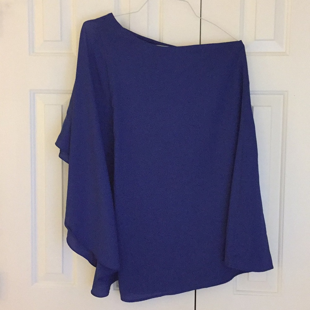 Royal Blue One Sloulder Dress
